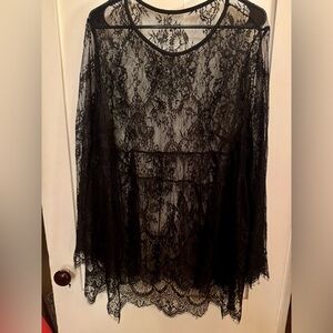 Black Lace Top